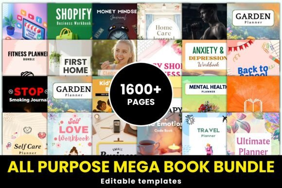 All Purpose Mega Book Bundle for Creators