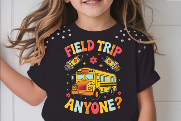 Field Trip School Bus T-Shirt Design: A Vibrant Start to the School Year
