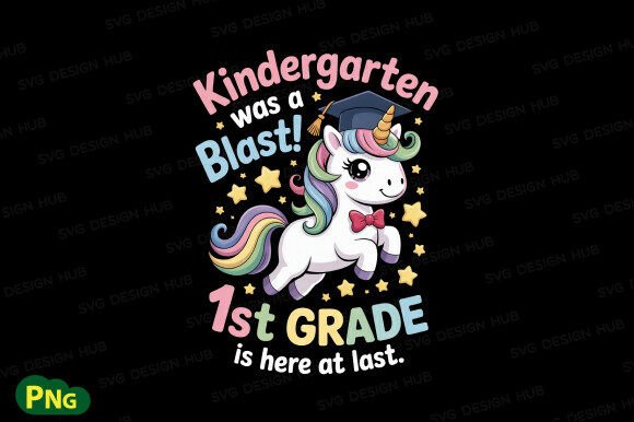 Kindergarten Graduation S & 1st Grade Png: Elevating School Year Designs