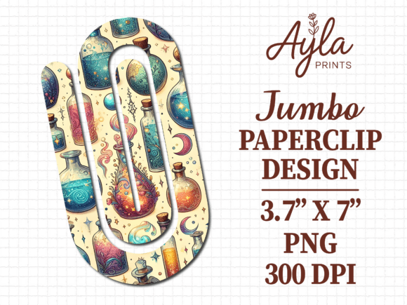 Science Lab Beaker Fun Jumbo Paperclip Design