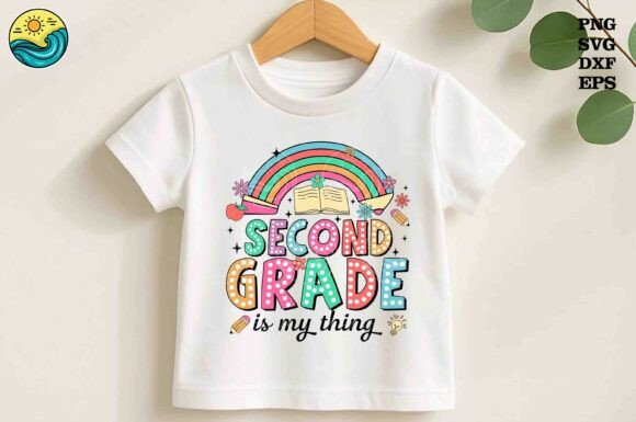Second Grade is My Thing PNG SVG: Elevating Back-to-School Creativity