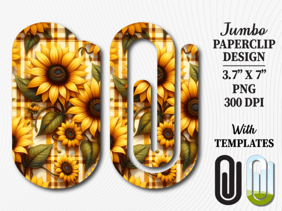 Sunflower Plaid Autumn Jumbo Paperclip: A Design Evaluation for Crafters and Educators