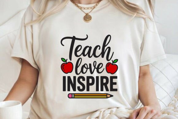 Teach Love Inspire Teacher Shirt SVG PNG: A Digital Asset for Modern Educators and Creators