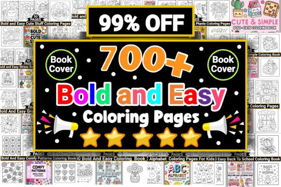 The Ultimate Kids and Adults Coloring Book Bundle: A Creative Solution for Every Age