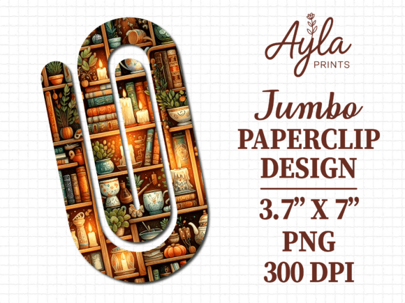 Transform Your Bookish Projects with the Bookshelf Books Library Jumbo Paperclip