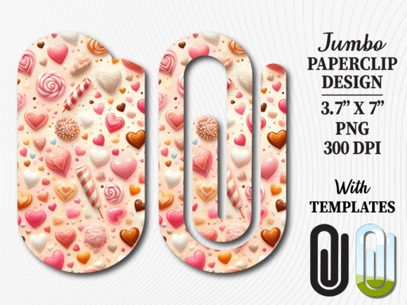 Understanding the Sweet Heart Pattern Jumbo Paperclip PNG for Custom Creations