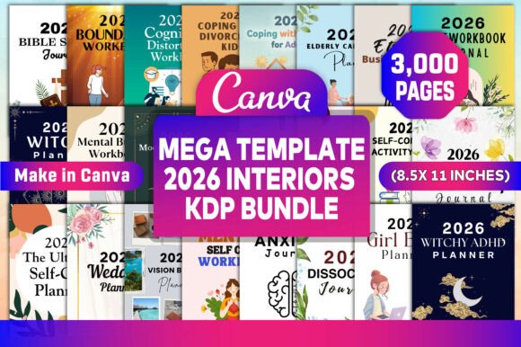 Unlock Your Creative Potential with the Mega Template 2026 Interiors Kdp Bundle